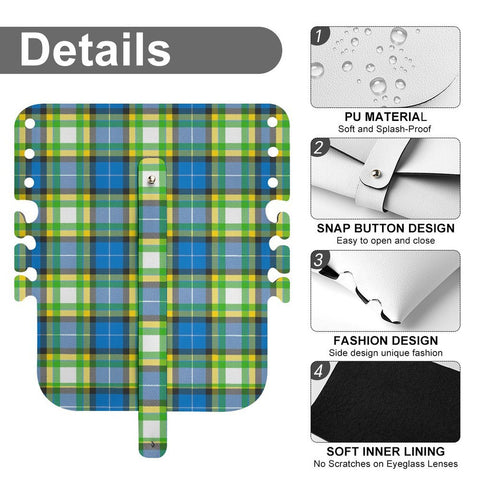'Yorkshire Tartan' (Heritage) Faux Leather Glasses Case