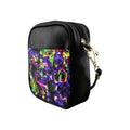 'Purple Haze' Faux Leather Sling Pouch