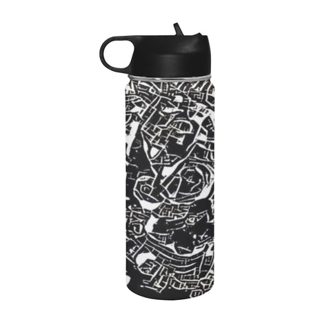 'Liquorice' Insulated Water Bottle