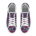 'Clematis Neon' (White Trim) Women's Canvas Plimsolls