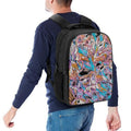 'Psychedelique' Nylon Backpack