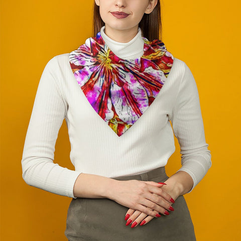 'Clematis' All Over Print Scarf