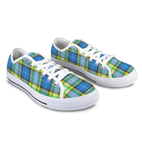 'Yorkshire Tartan' (White Trim) 'Seattle' Women's Trainers
