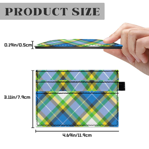 'Yorkshire Tartan' Faux Leather Cardholder