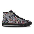 'Clematis Platinum' (Black Trim) Vancouver Canvas Boots