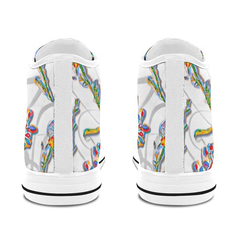 'Evolution' (White) Vancouver H Women's Canvas Shoes (1013-1)