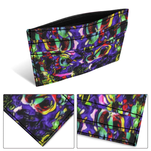 'Purple Haze' Faux Leather Cardholder
