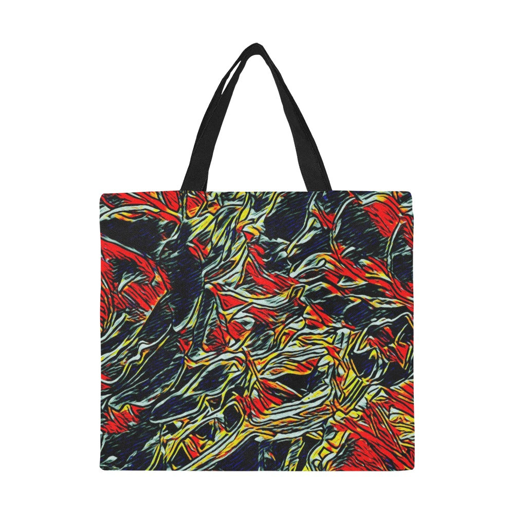 'Earthquake' Large Canvas Tote