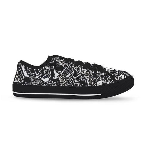 'Liquorice' (Black Trim) Women's Canvas Plimsolls