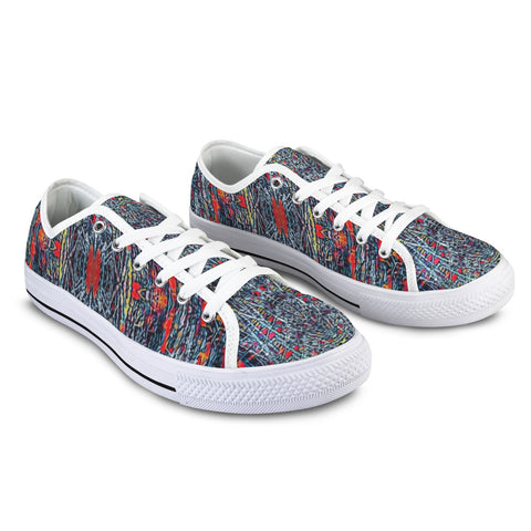 'Graphite' (White) Seattle Low Top Men's Shoes (Model 1013-6)