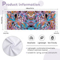 'Psychedelique' Tassel Fleece Scarf