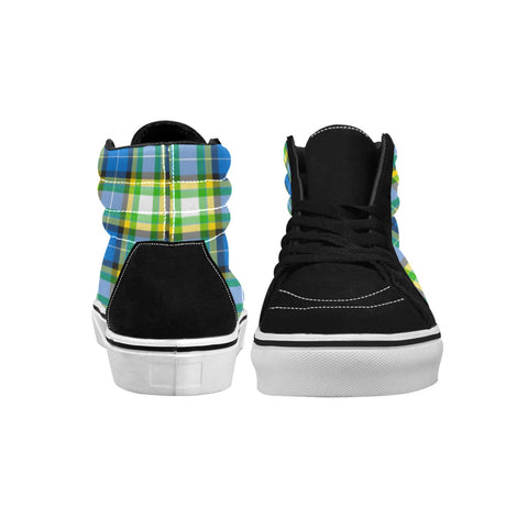 'Yorkshire Tartan' Men's High Top Skateboarding Boots