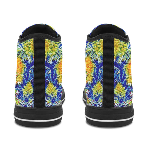 'Summer Basket' (Black) Women's 'Vancouver' High Top Boots