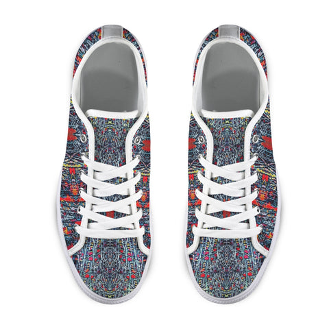 'Graphite' (White Trim) Women's Canvas Plimsolls