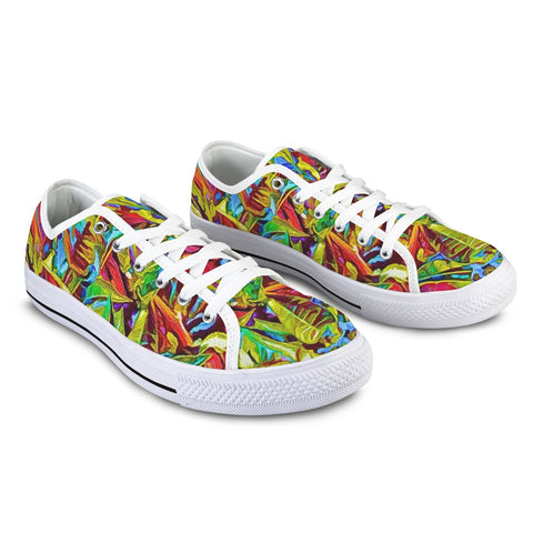 'Tropica' (White Trim) Seattle Low Top Women's Shoes (Model 1013-6)