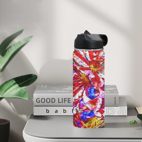 'Clematis' Insulated Water Bottle