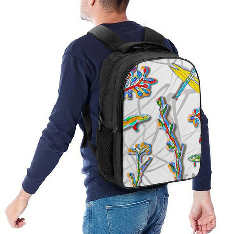 'Regenesis' (White Edit) Nylon Backpack