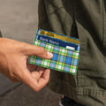 'Yorkshire Tartan' Faux Leather Cardholder