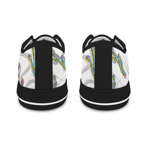 'Evolution' (White) Seattle Low Top Men's Shoes (Model 1013-6)