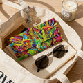 'Tropique' Faux Leather Glasses Case