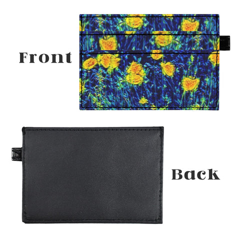 'Wild Poppies' Faux Leather Cardholder