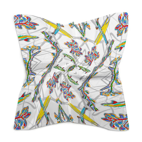 'Regenesis' (White Edit) Poly Scarf Square