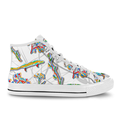 'Evolution' (White) Vancouver H Women's Canvas Shoes (1013-1)