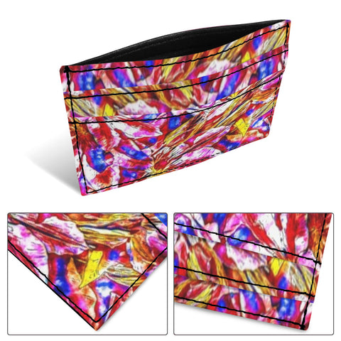 'Clematis' Faux Leather Cardholder