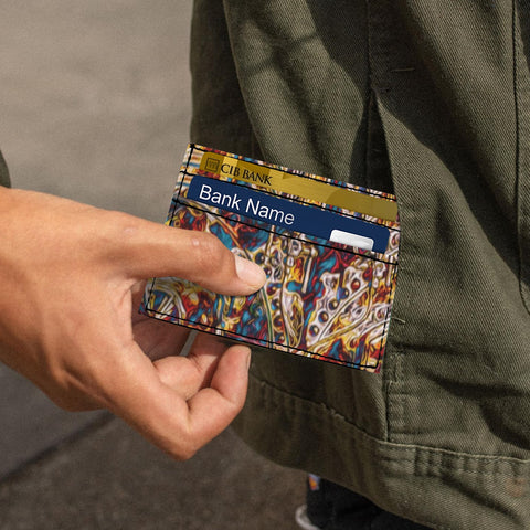 'Boilerplate' Faux Leather Cardholder