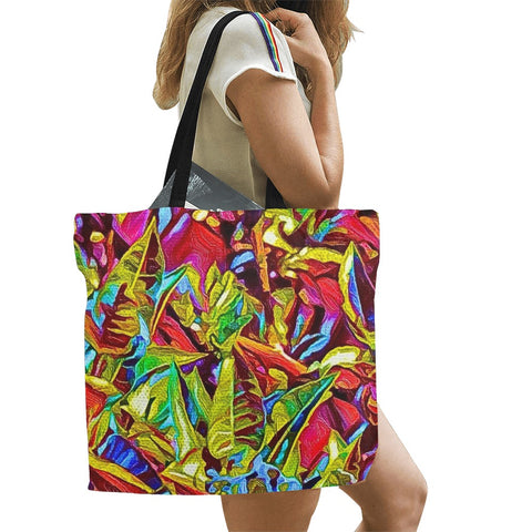 'Tropica' Large Canvas Tote