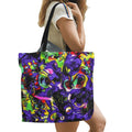 'Purple Haze' Large Canvas Tote