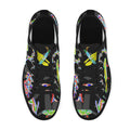 'Regenesis' (Black Edit - Black Trim) Women's Canvas Plimsolls