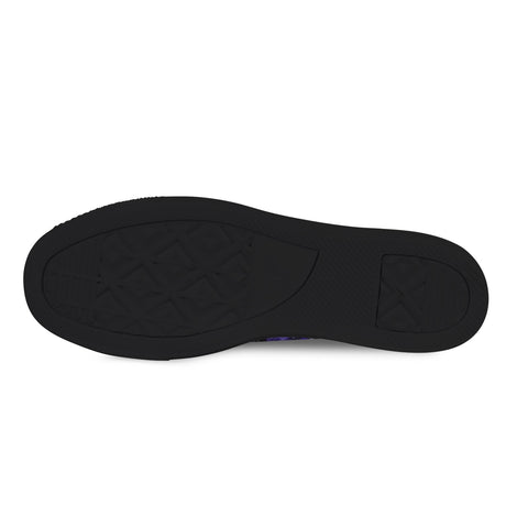 'Purple Haze' (Black Trim) Women's Canvas Plimsolls
