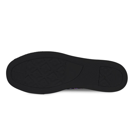 'Clematis Neon'' (Black Trim) Women's Canvas Plimsolls