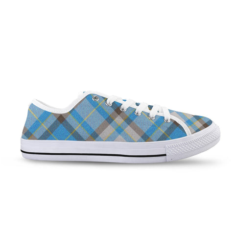 'Yorkshire Marine' (Slant/White Trim) Women's Canvas Plimsolls