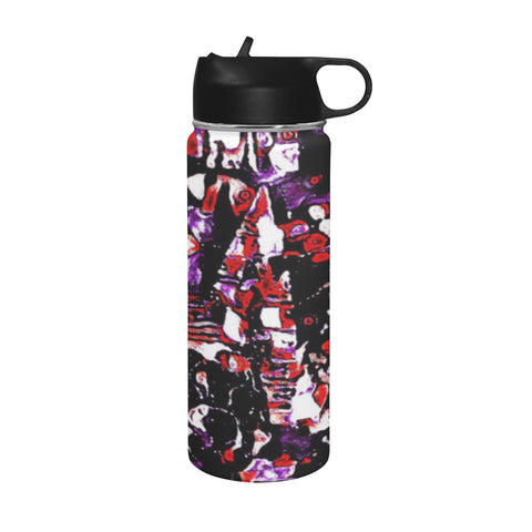 'Gothic Rose' Insulated Water Bottle