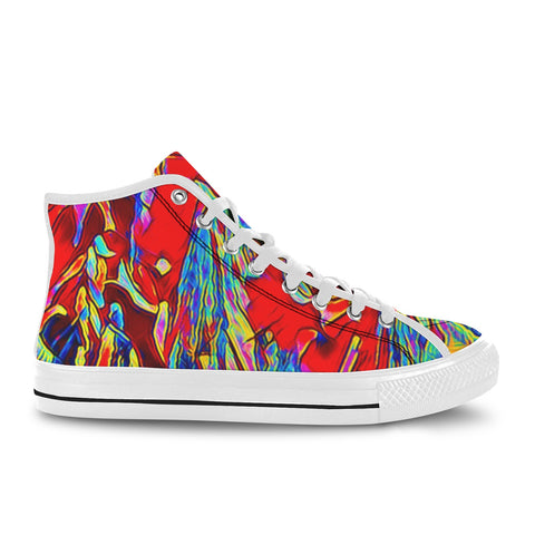 'Soulwood' (White) Women's 'Vancouver' High Top Boots