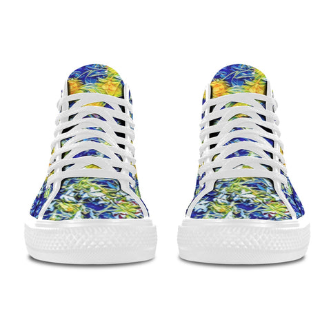 'Summer Basket' (White) Women's 'Vancouver' High Top Boots