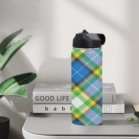 'Yorkshire Tartan' (Slant) Insulated Water Bottle