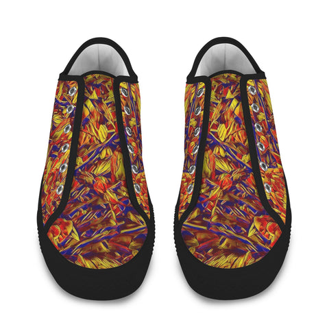 'Peony' (Black Trim) 'Seattle' Women's Trainers