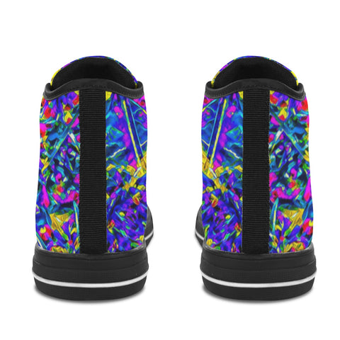 'Agapanthus' (Black Trim) Vancouver Canvas Boots