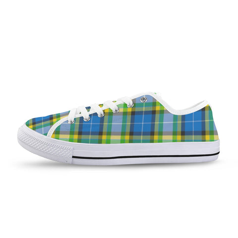 'Yorkshire Tartan' (White Trim) 'Seattle' Women's Trainers