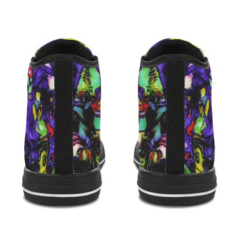 'Purple Haze' (Black Trim) Vancouver Canvas Boots