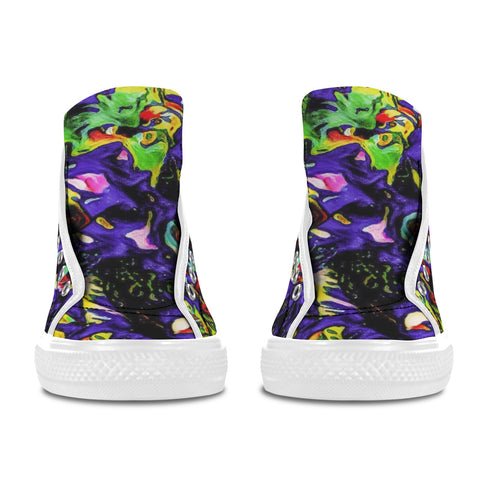 'Purple Haze' (White Trim) Vancouver Canvas Boots