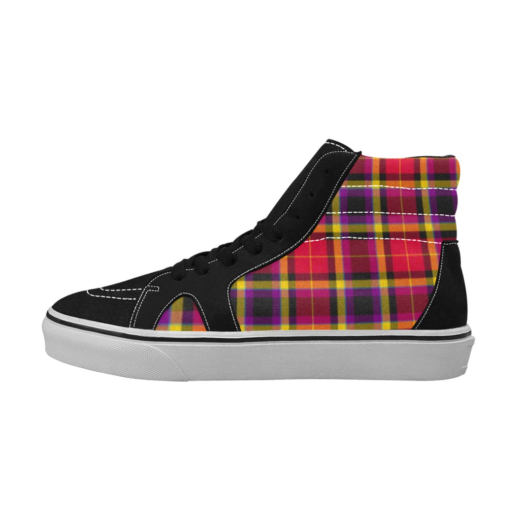 'Yorkshire Moorland' Men's High Top Skateboarding Shoes (Model E001-1)
