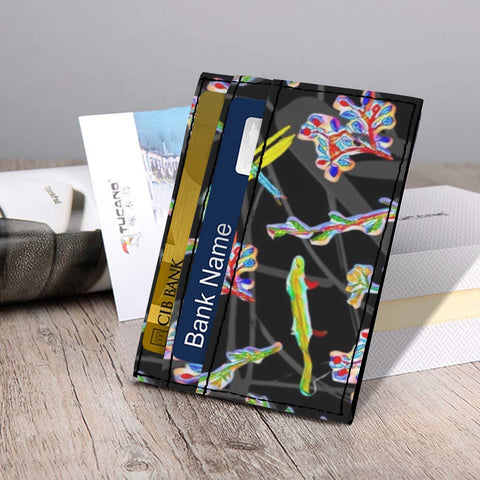'Regenesis' (Black Edit) Faux Leather Cardholder