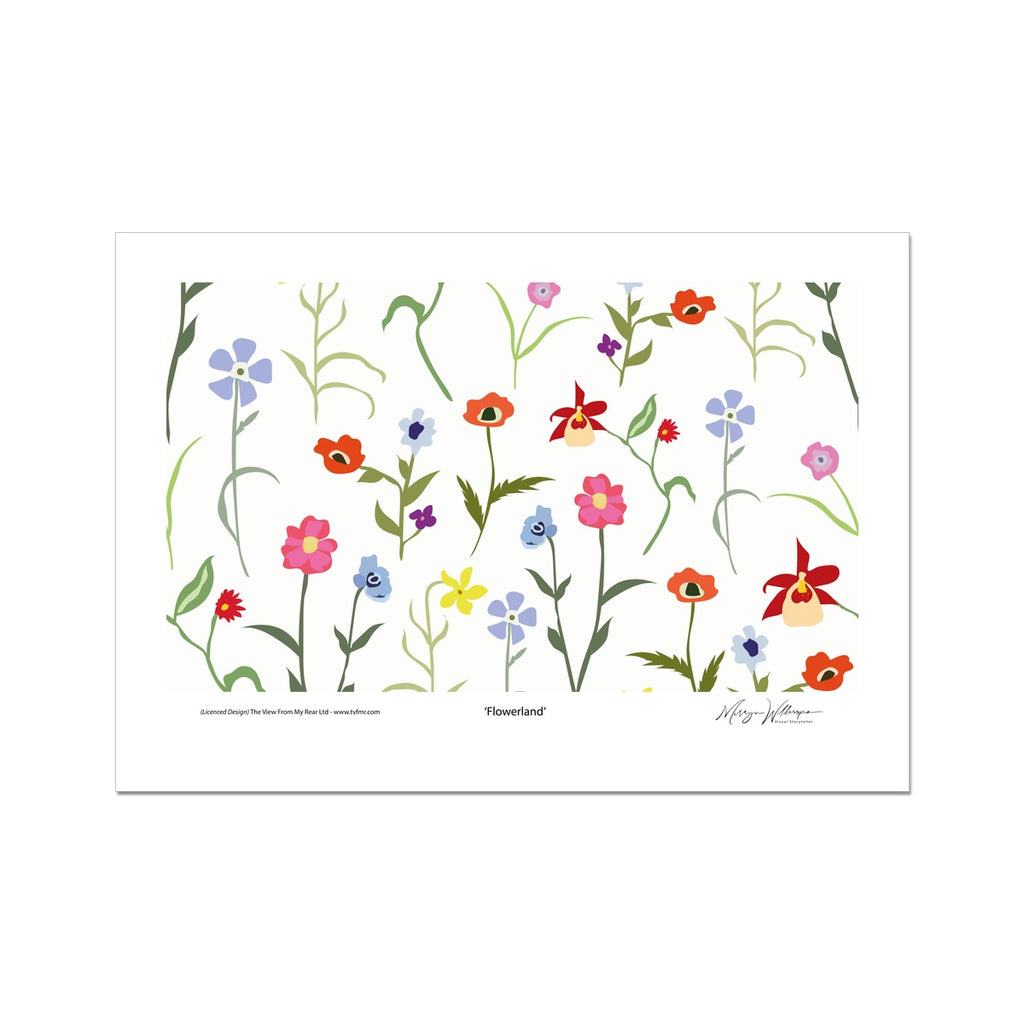 Flowerland Fine Art Print