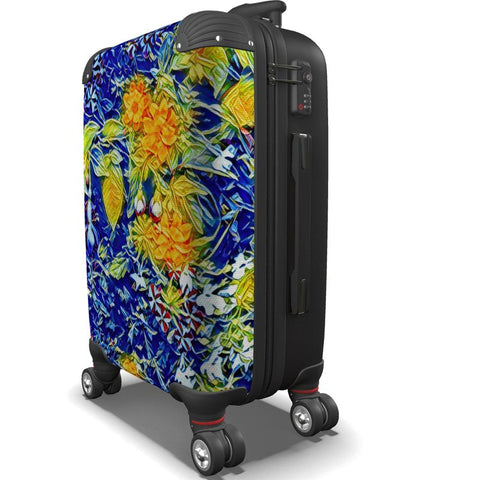 'Summer Basket Azure' Suitcase