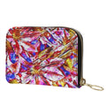'Clematis Cerise' Zip Purse