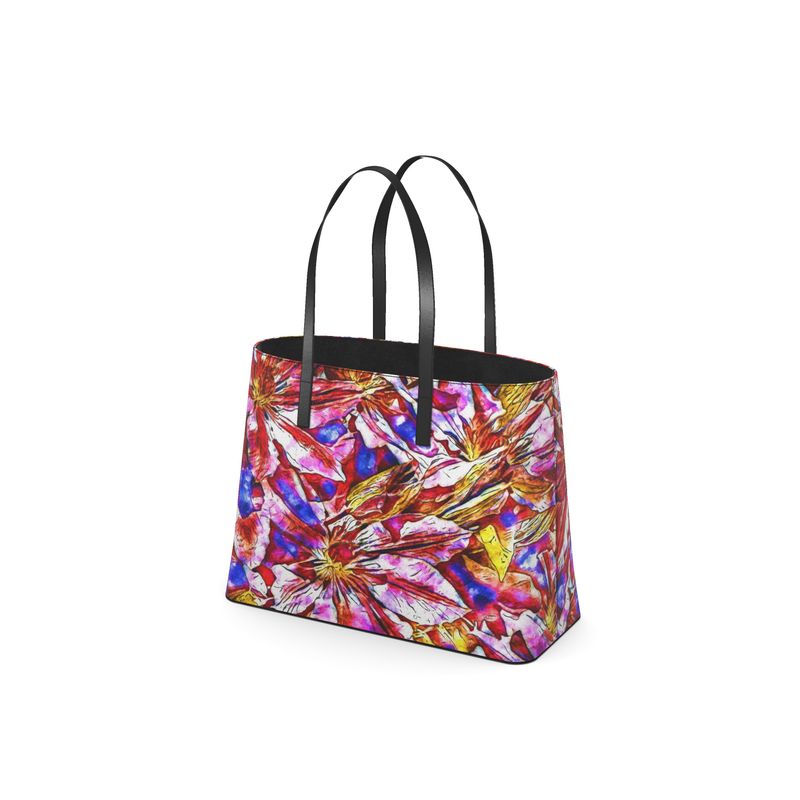 'Clematis Cerise' Tote Shopper